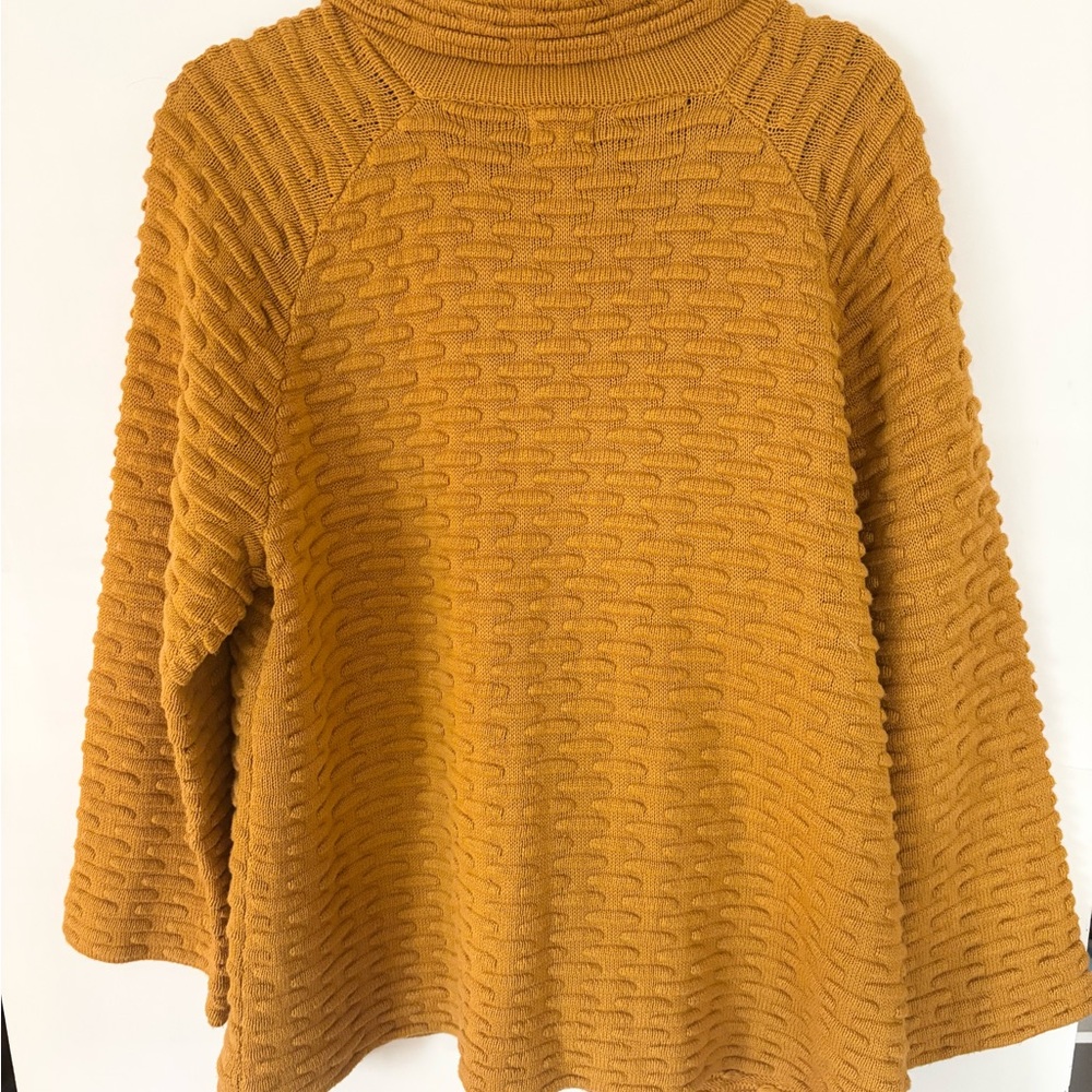 JM Collection Golden Textured Knit Jacket - Picture 3 of 6